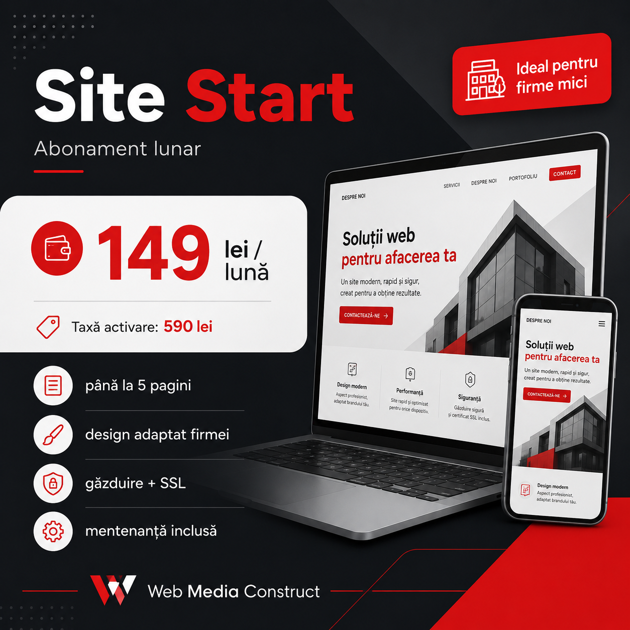 Site Start - abonament lunar